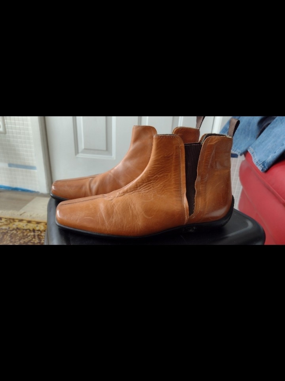 Paul Smith Men's Chestnut Brown Leather Chukka Boots